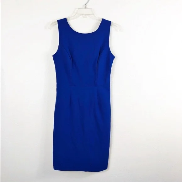 Women’s Size 10 Betsy Johnson Royal Blue Cut Out Sleeveless Dress - Picture 4 of 10